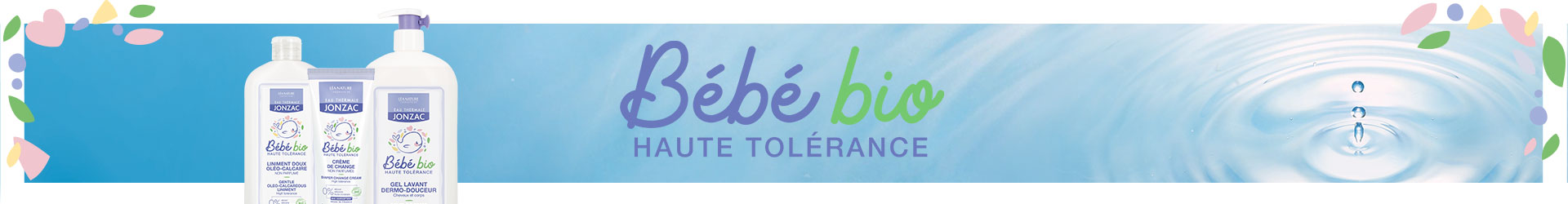 Bébé Bio, la première gamme de soin bio Jonzac dédiée aux bébés !